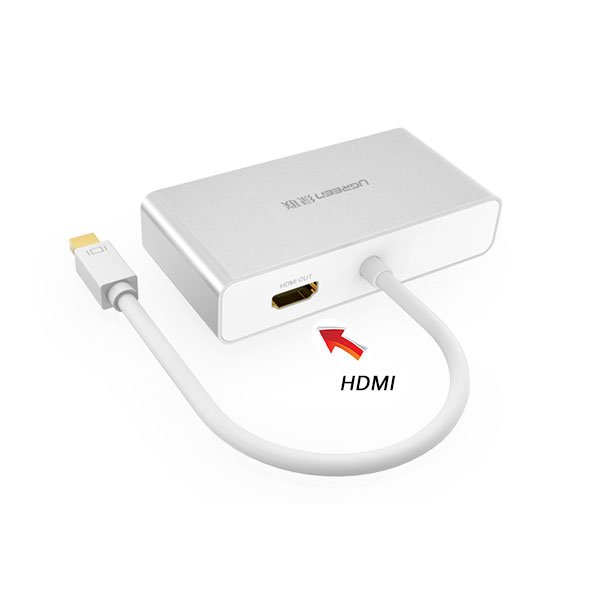 UGREEN 3-in-1 Mini DisplayPort to HDMI&VGA&DVI converter - white (10438) - Image 2